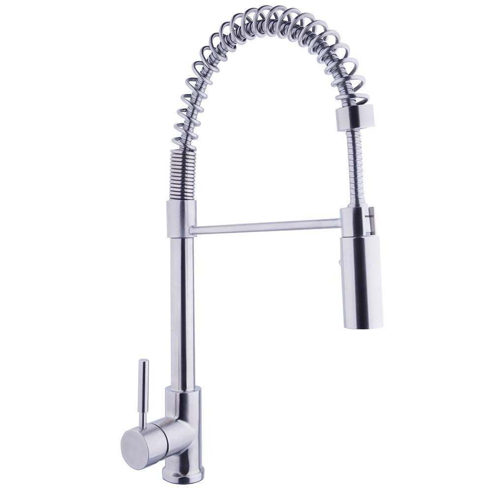 Greens Alfresco Spring Sink Mixer - Stainless Steel - Wellsons
