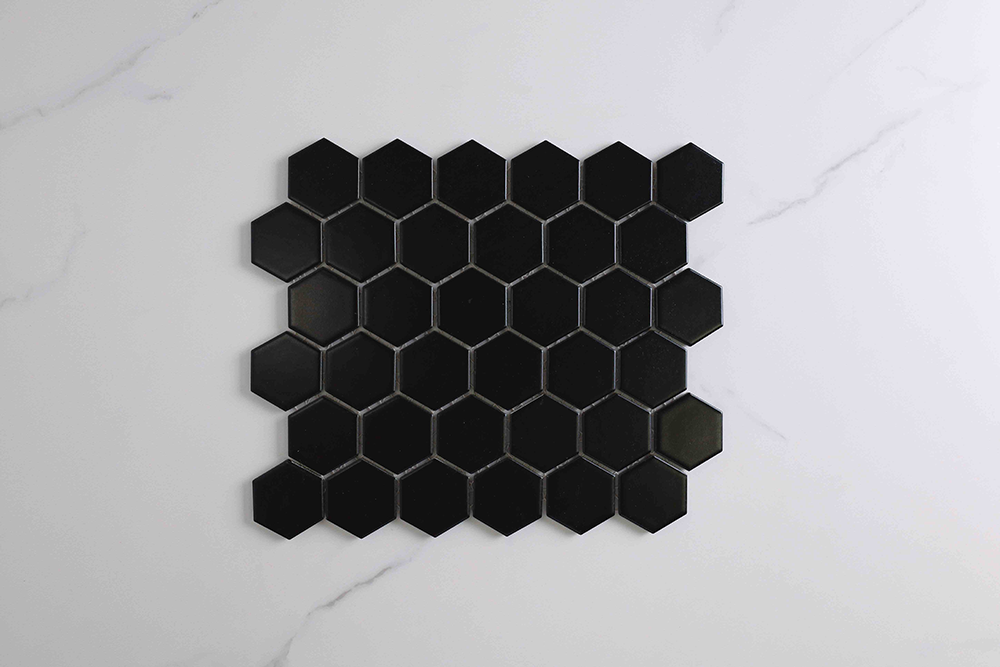 Astra Matt Black Hexagon Tile