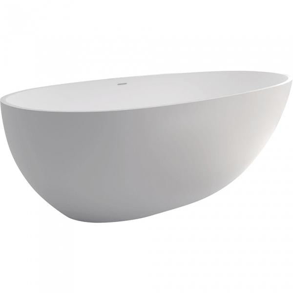 Fienza Bahama Freestanding Stone Bath 1700mm - Matte White - Wellsons