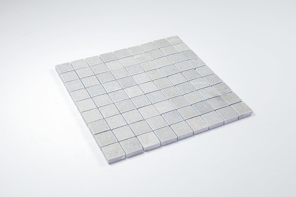 Deca Light Grey Honed Square Tile