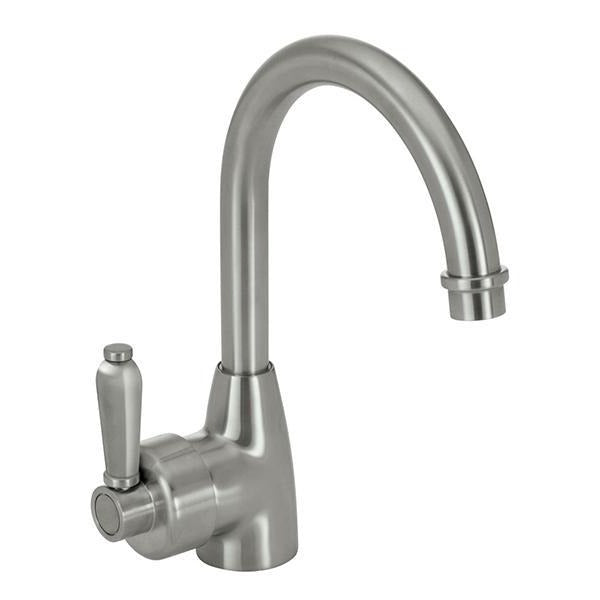 Fienza Eleanor Gooseneck Basin Mixer - Brushed Nickel - Wellsons