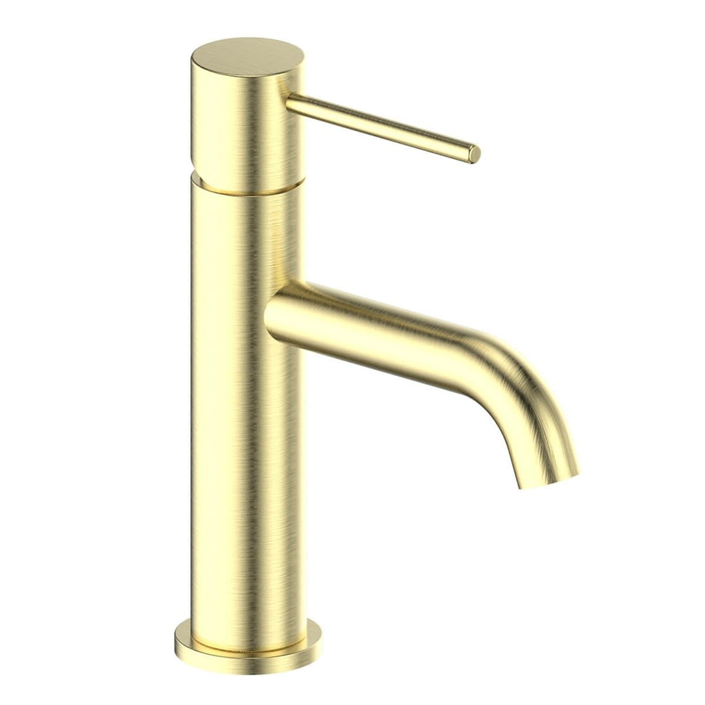 Greens Gisele Basin Mixer - Brushed Brass - Wellsons