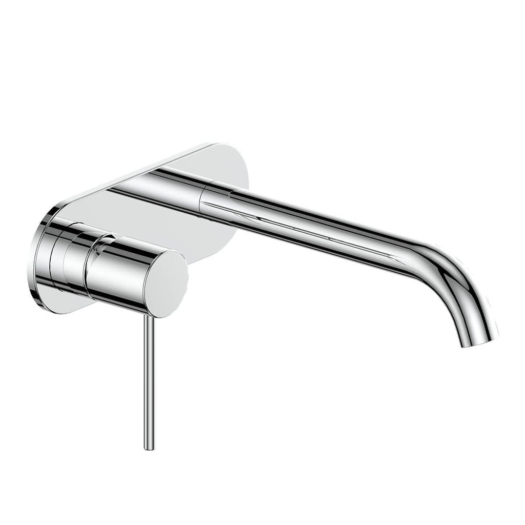 Greens Gisele Wall Basin Mixer with faceplate - Chrome - Wellsons