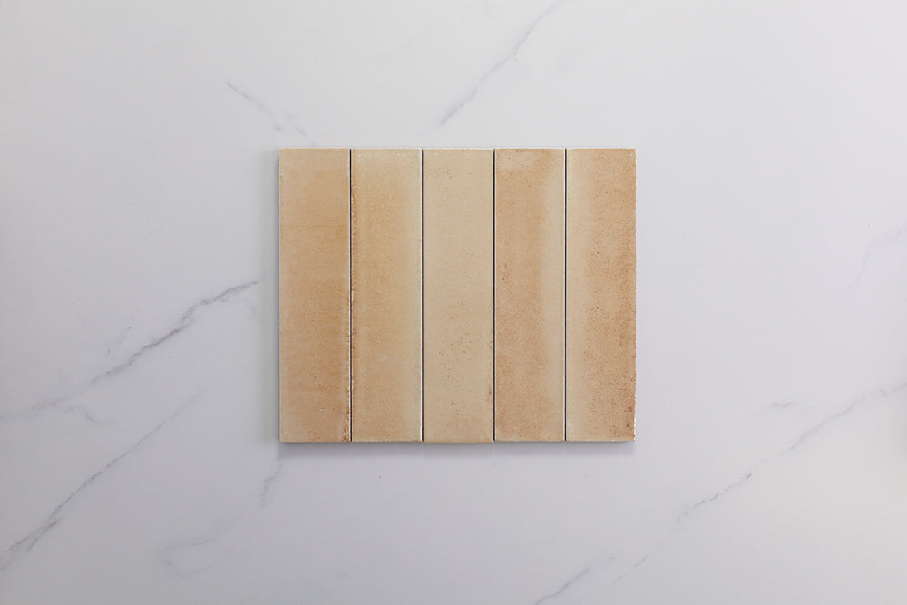 Hilton Cream Rosa Gloss Subway Tile