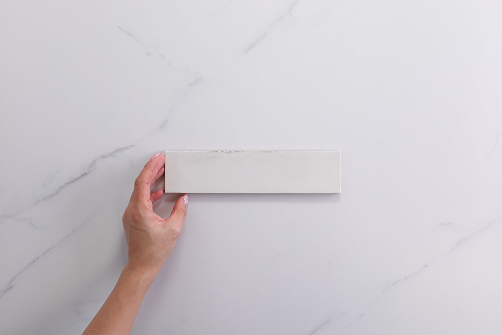 Hilton Off White Gloss Subway Tile
