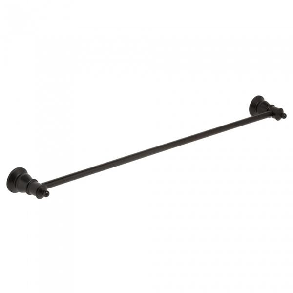 Fienza Lillian Single Towel Rail 810mm - Matte Black - Wellsons