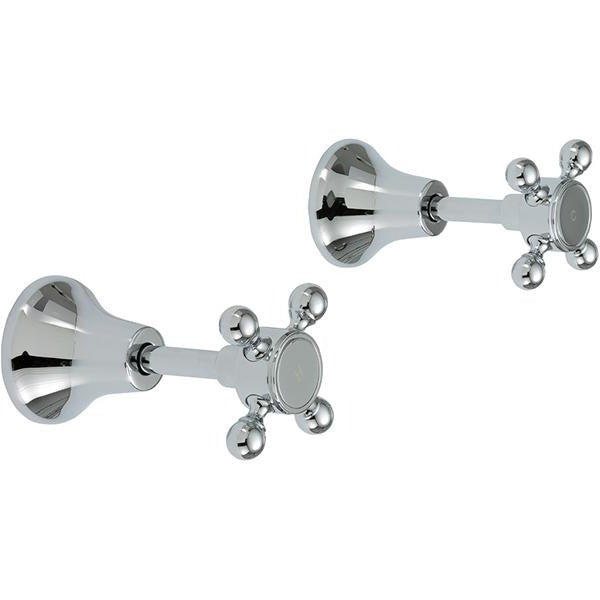Fienza Lillian Wall Top Assemblies - Chrome - Wellsons