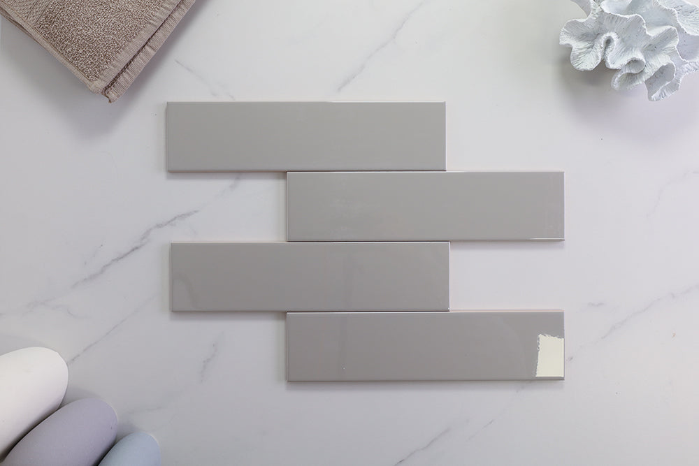 Metro Taupe Gloss Subway Tile