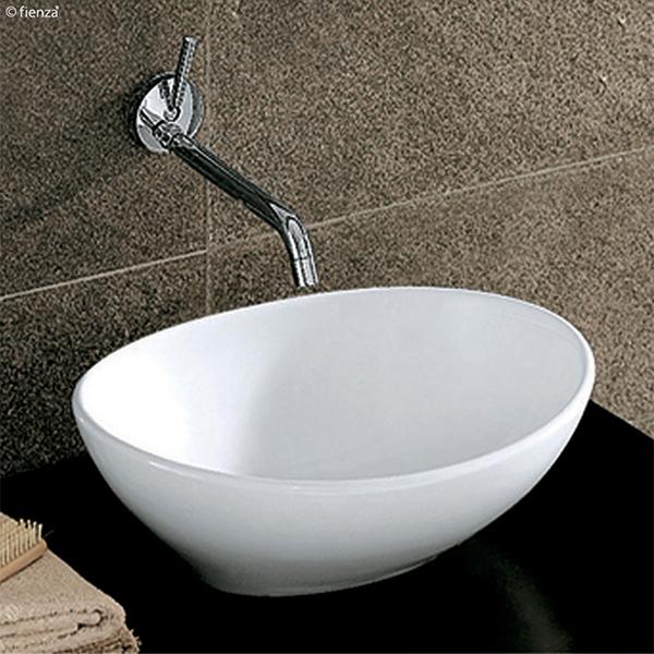 Fienza Paola Above Counter Basin - Gloss White - Wellsons