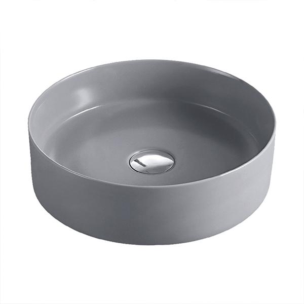 Fienza Reba Ceramic Above Counter Basin - Matte Light Grey - Wellsons