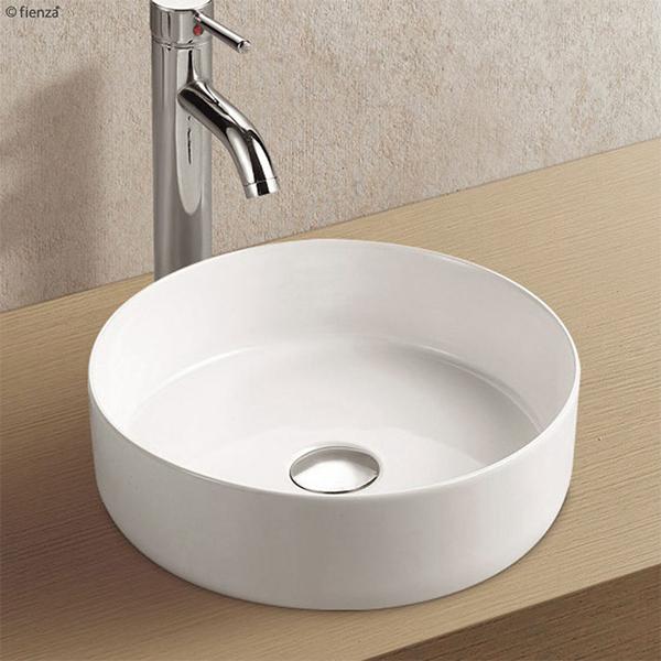 Fienza Reba Ceramic Above Counter Basin - Matte White - Wellsons