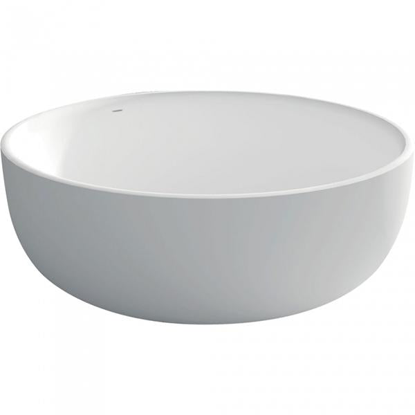 Fienza Shinto Freestanding Stone Bath 1350mm - Matte White - Wellsons