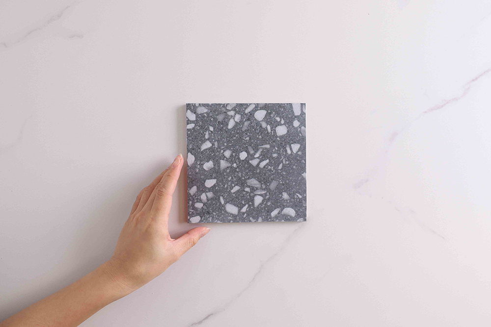 Signia Charcoal Terrazzo Look Tile
