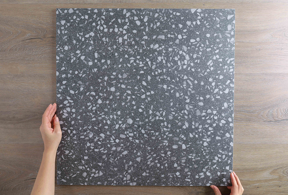 Signia Charcoal Terrazzo Look Tile