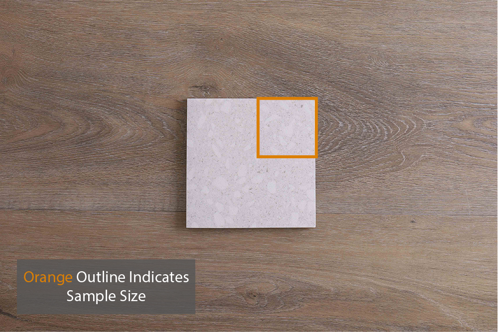 Signia Misty White Terrazzo Look Tile