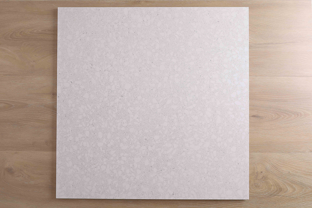 Signia Misty White Terrazzo Look Tile