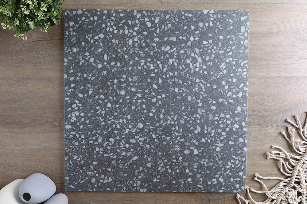 Signia Charcoal Terrazzo Look Tile