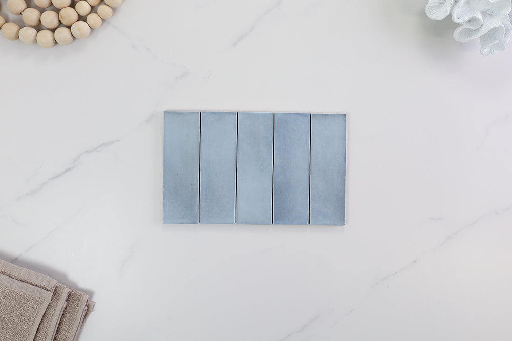 Soho Blue Gloss Subway Tile