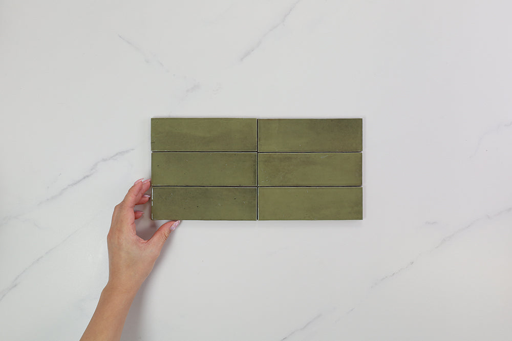 Soho Green Gloss Subway Tile