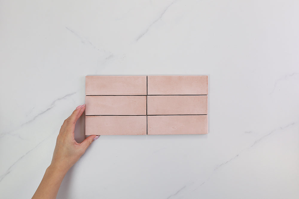 Soho Pink Matt Subway Tile