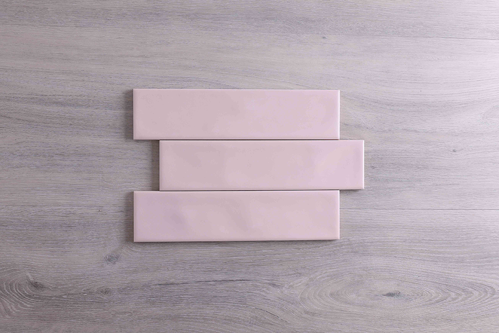 Tribeca Pink Satin Subway Tile