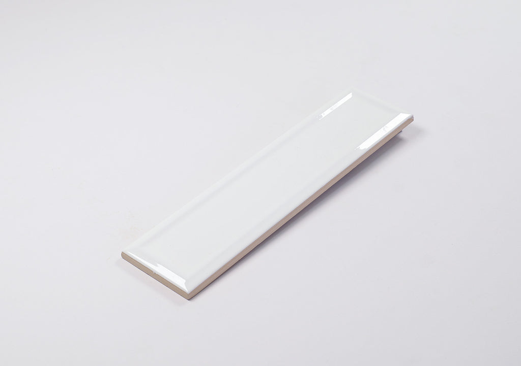 Tribeca White Gloss Bevelled Subway Tile