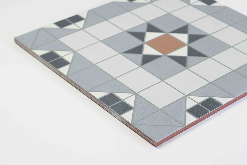 Victoria Federation Tessellated Look Grey Tile