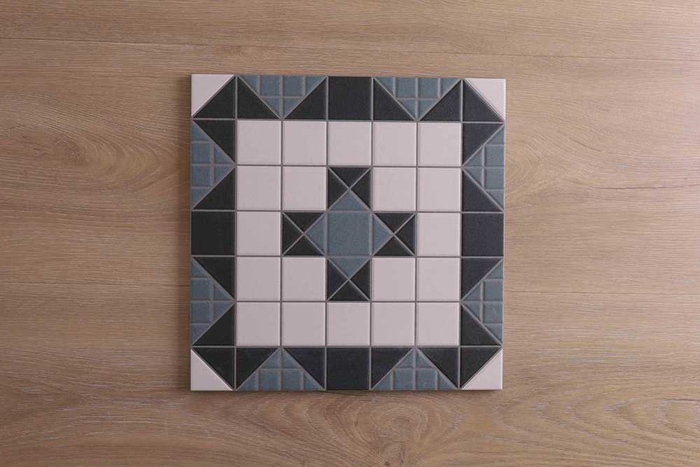 Victoria Federation Tessellated Look Blue Tile