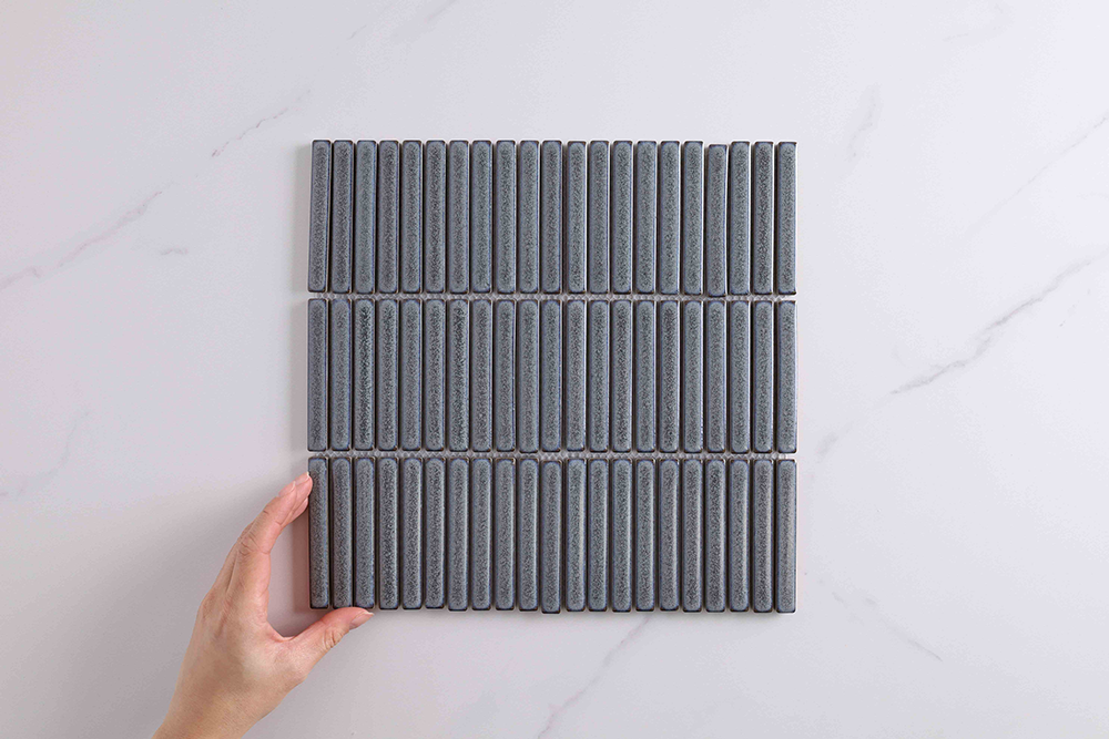 Byron Kit kat Grey Smoke Mosaic Tile