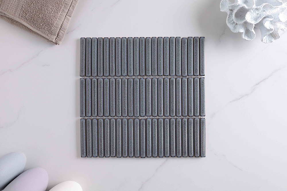 Byron Kit kat Grey Smoke Mosaic Tile