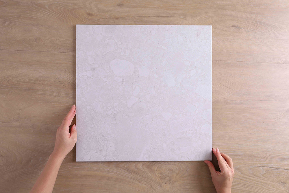 Pagewood Terrazzo look White Matt External Tile