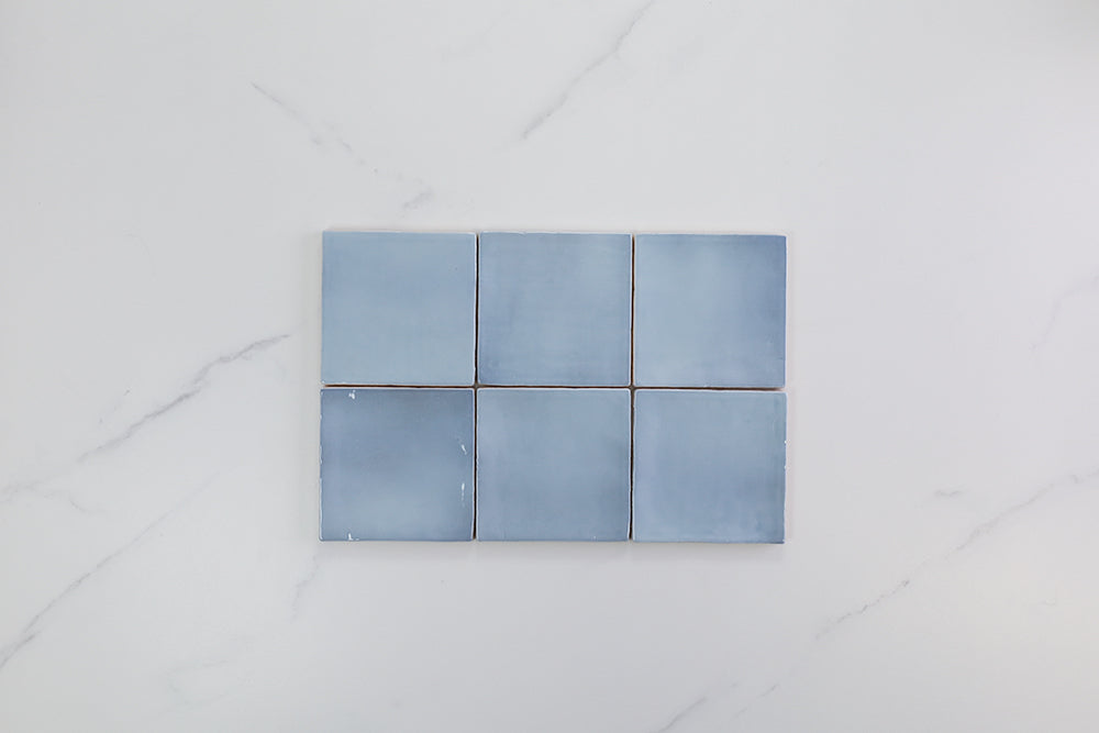 Palm Springs Blue Gloss Small Square Tile