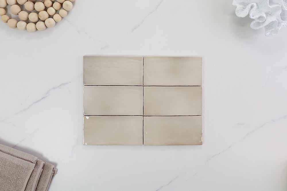 Palm Springs Beige Gloss Subway Tile