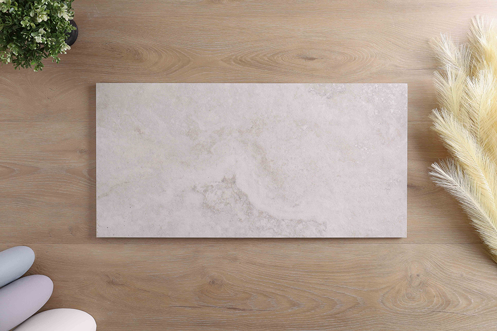 Retreat Travertine Look Grey External Matt Tile