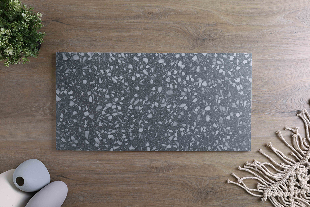 Signia Charcoal Terrazzo Look Tile
