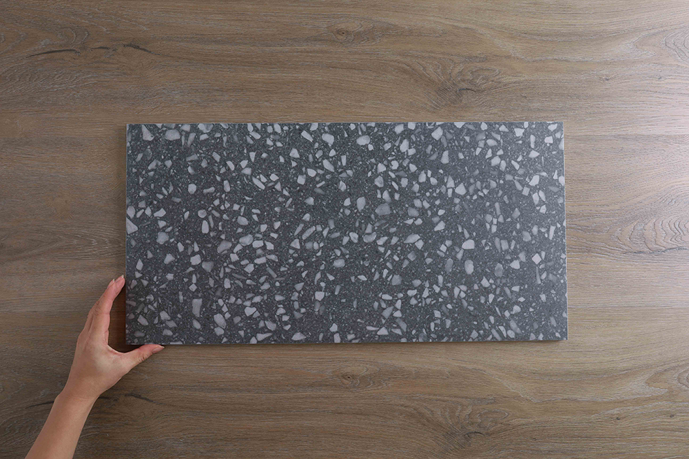 Signia Charcoal Terrazzo Look Tile