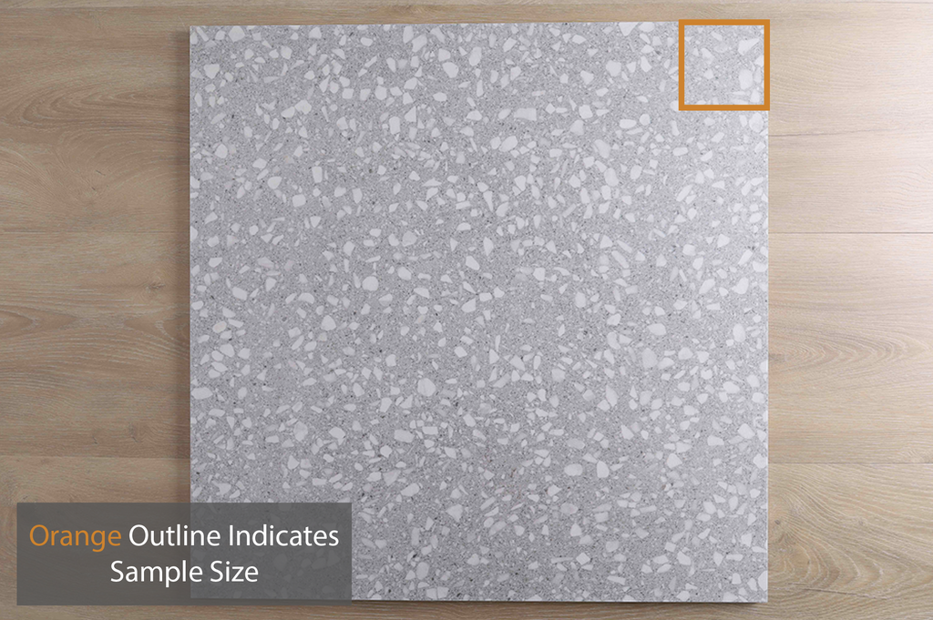 Signia Light Grey Terrazzo Look Tile