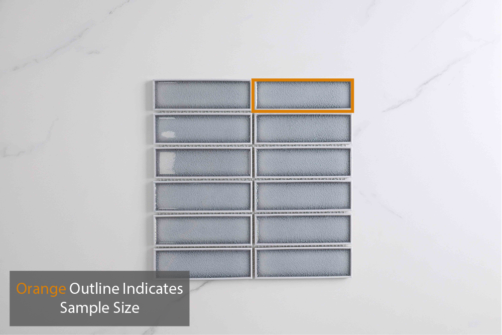 Vida Grey Gloss Kit Kat Mosaic Tile