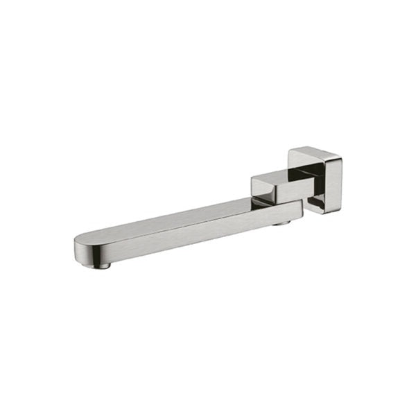 Nero Bianca Swivel Bath Outlet - Brushed Nickel