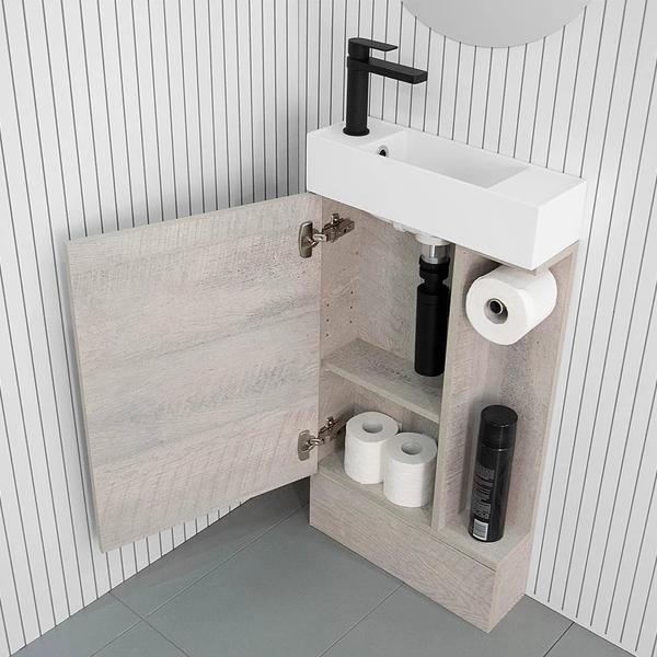 ADP Allie Compact Vanity with Kickboard 450mm - Wellsons