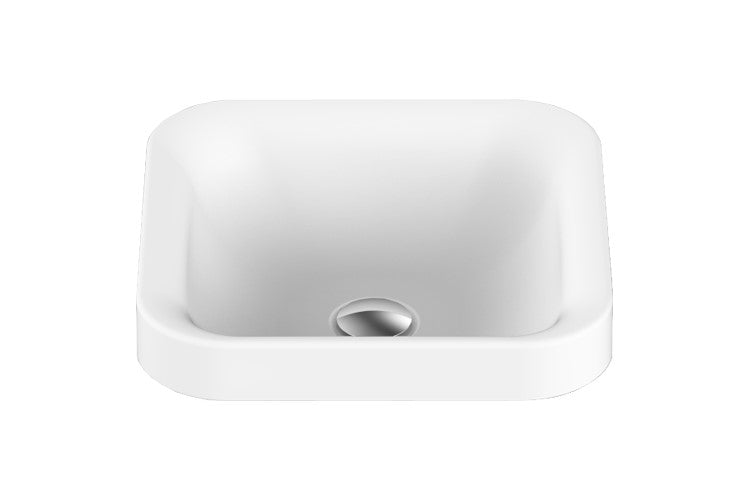 ADP Truth Semi Inset Basin - Matte White - Wellsons