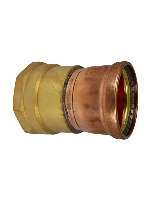Copper Press Brass Female Coupling Gas 100MM x 4