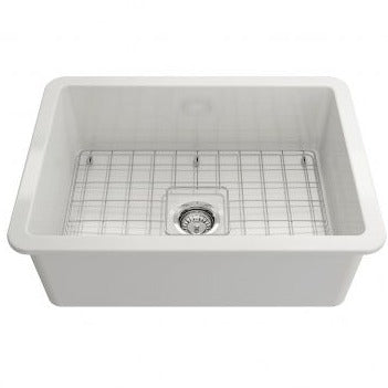 Turner Hastings Cuisine 81x48 Inset / Undermount Fireclay Sink with Overflow
