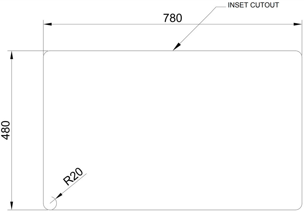 Oliveri Apollo Single Bowl Sink with Drainer