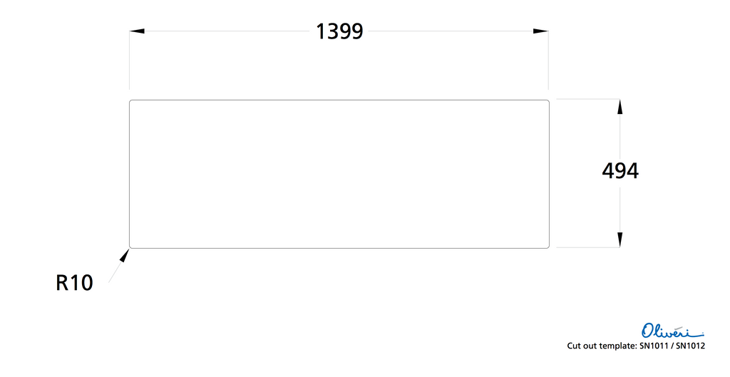 Oliveri Sonetto 1 & 3/4 Bowl Topmount Sink With Drainer