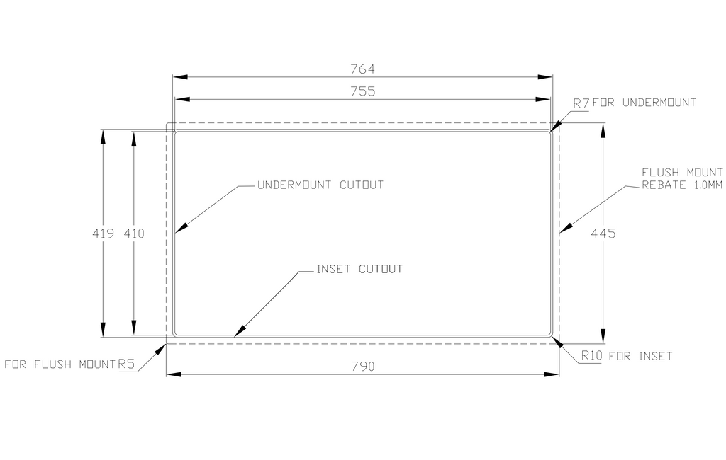 Oliveri Spectra 1 & 1/2 Bowl Gunmetal Sink