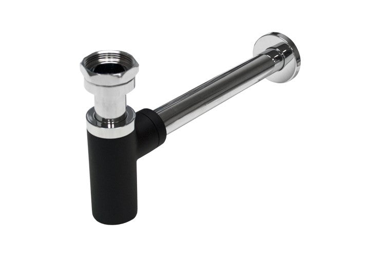 ADP Subway Bottle Trap - Chrome and Matte Black - Wellsons