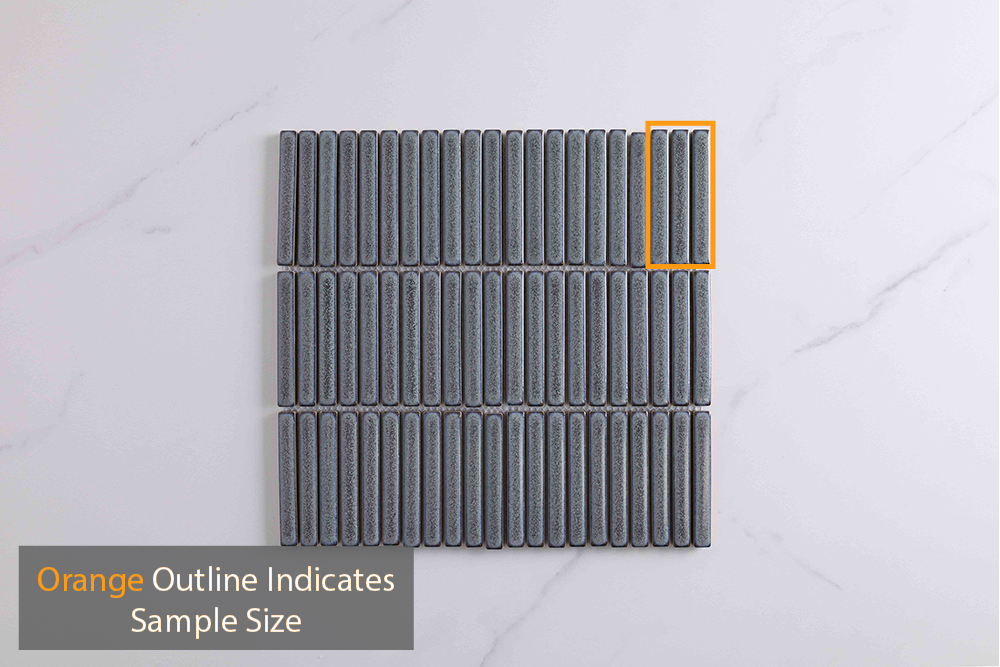 Byron Kit kat Grey Smoke Mosaic Tile