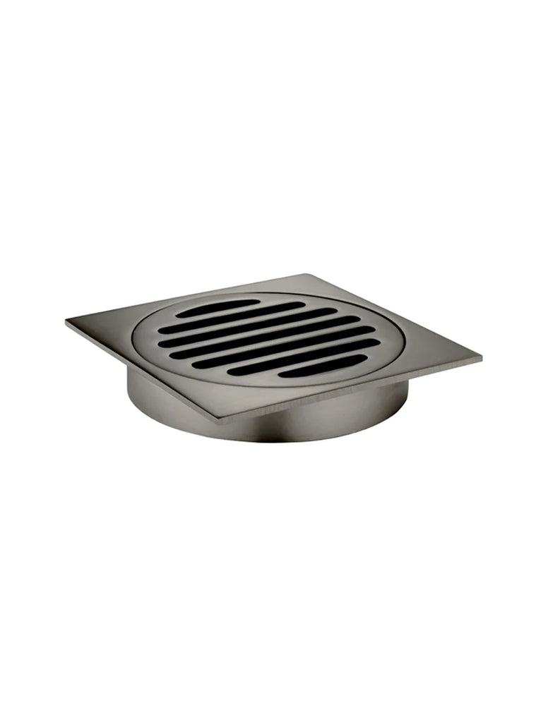 Meir Square Floor Grate Shower Drain - Shadow