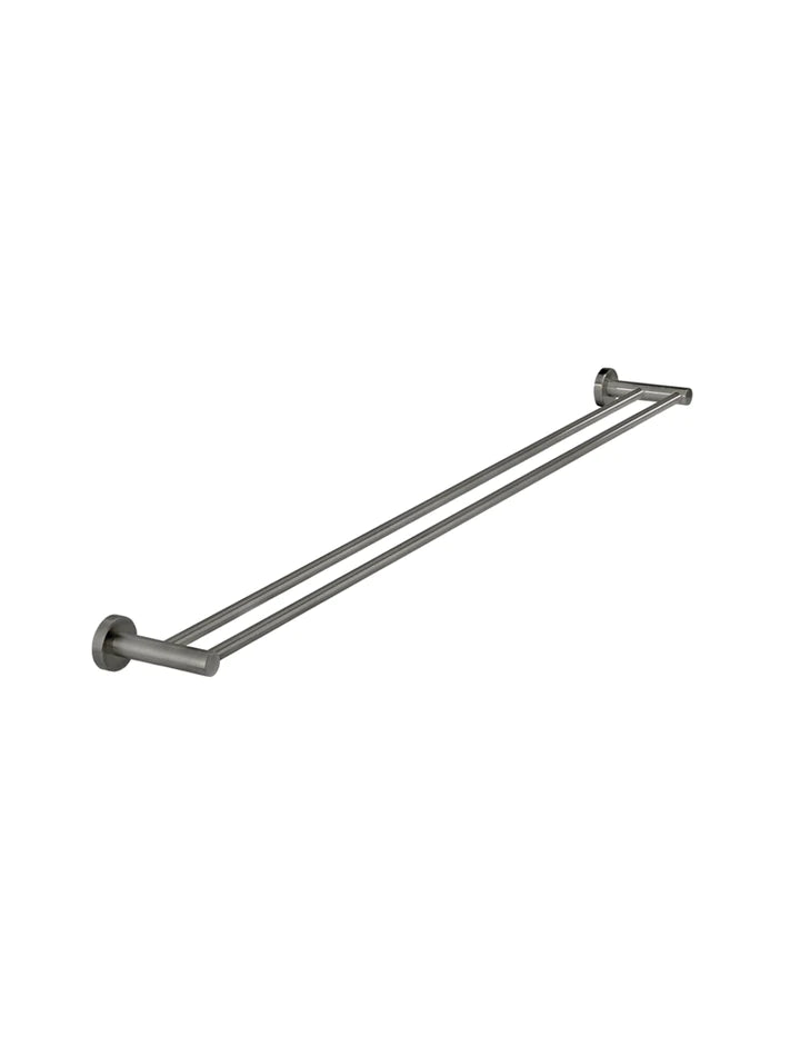 Meir Round Double Towel Rail - Shadow